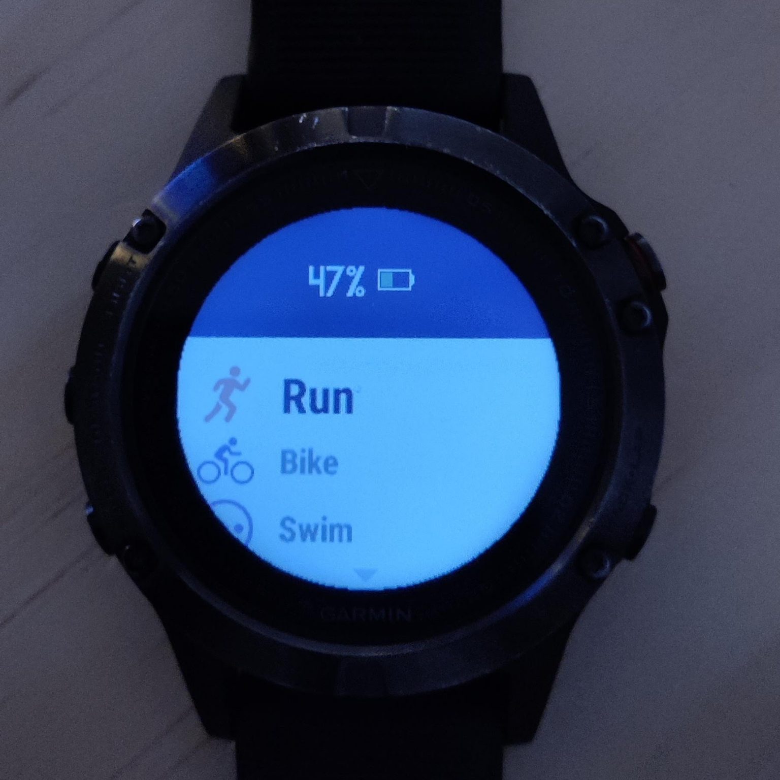 running watch with interval timer