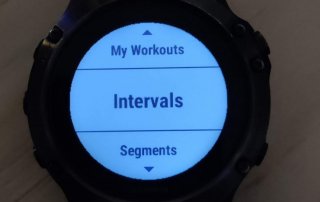 Garmin Interval Training
