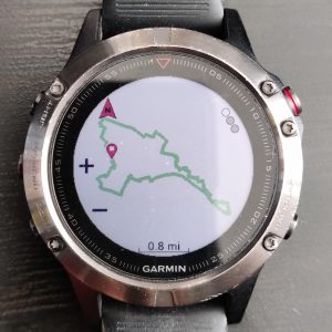 running watch with route map