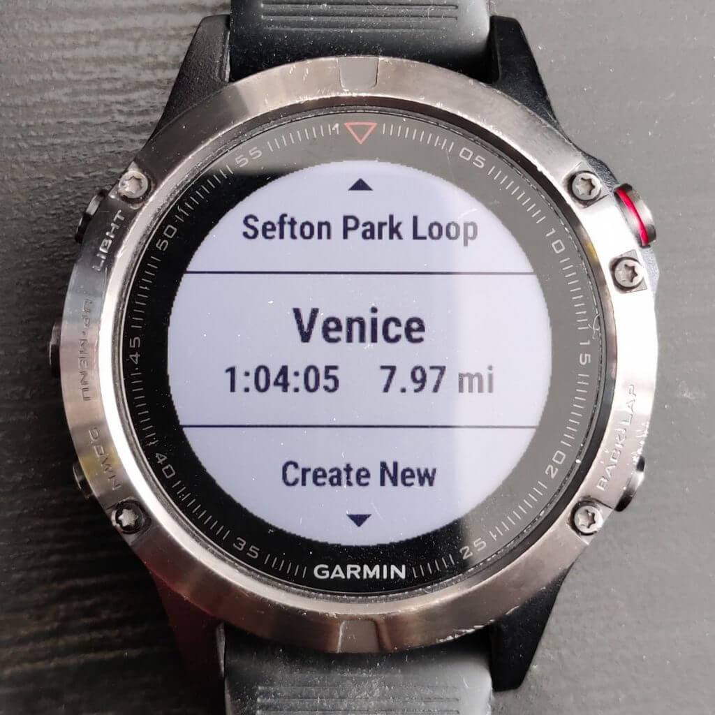 Garmin Courses Watch