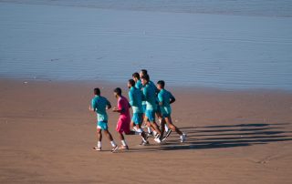 Running with others